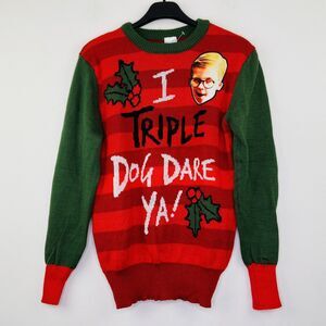 Holiday Classics S Ugly Christmas Sweater I Triple Dog Dare Ya Christmas Story